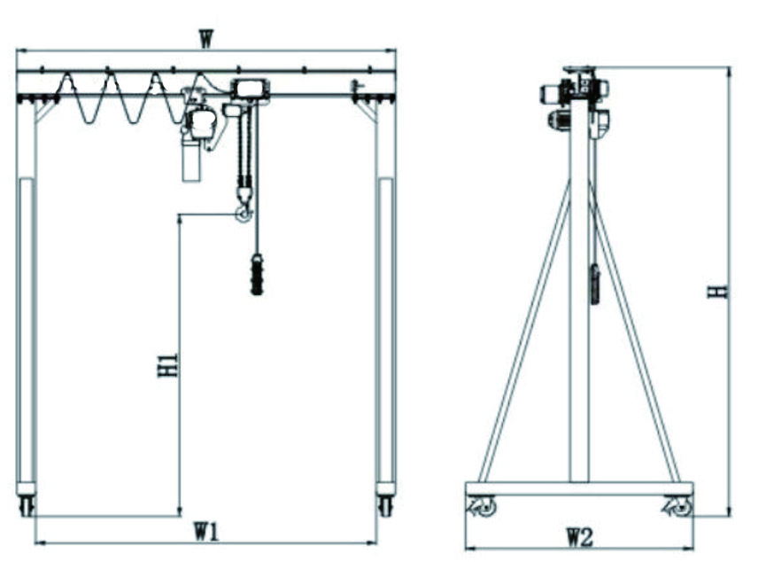 簡(jiǎn)易龍門(mén)架 簡(jiǎn)易龍門(mén)架