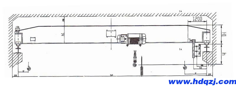 LDP偏掛單梁起重機 LDP偏掛單梁起重機